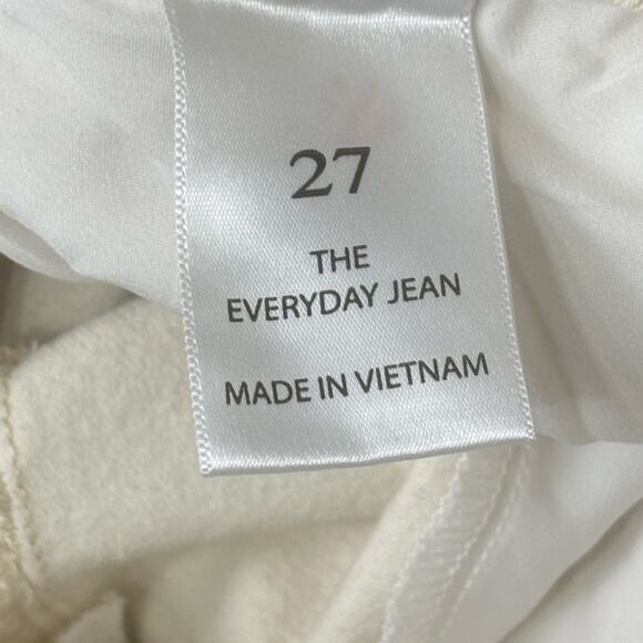 Willow & Root Everyday Straight  Jean Off White Style WR625S Size 27 - Picture 11 of 12